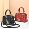 Women Embroidery Handbags Purse Tote Bags Fashion Handle Bag Large Capacity Crossbody Bags Female Portable Trendy Accessories