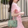 Women Embroidery Handbags Purse Tote Bags Fashion Handle Bag Large Capacity Crossbody Bags Female Portable Trendy Accessories