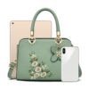 Women Embroidery Handbags Purse Tote Bags Fashion Handle Bag Large Capacity Crossbody Bags Female Portable Trendy Accessories