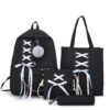 for backpack bag women laptop kawaii school book mini s