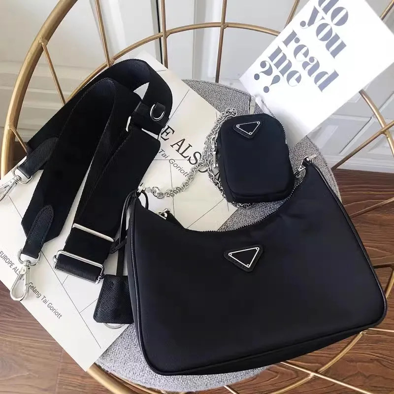 2023 Shoulder Bag Women S Bag Handbag With Box Three In One Nylon Quality Hobos Bag