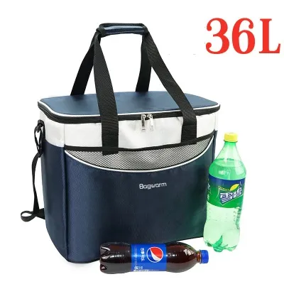 Cooler Bag With 6 Ice Packs Refrigerator Bolsa Thermal Bag For Travel