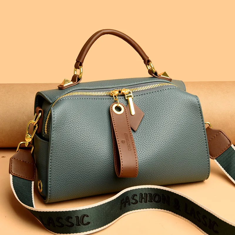 High Quality Solid Color Leather Shoulder Crossbody Bag For Women 2023 Luxury Women S Handbag Designer