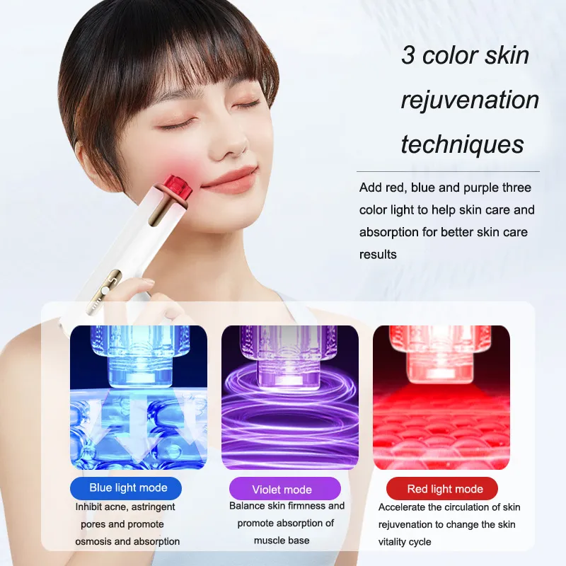 Household Face Nano Water Light Introduction Instrument Freeze Dried Powder Essence Nano Microneedle Beauty Instrument